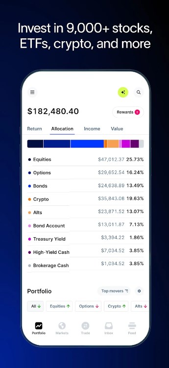 Public Stocks and Options Apk Download for Android 1.9.80 list_