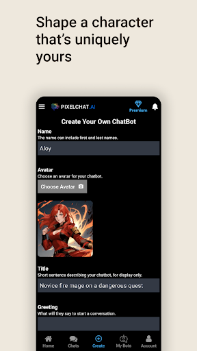 PixelChat AI Character Chat apk download latest version 1.0.0 list_