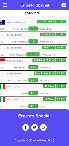 Ernesto Special Betting Tips apk free download latest version 4.0.0 list_2