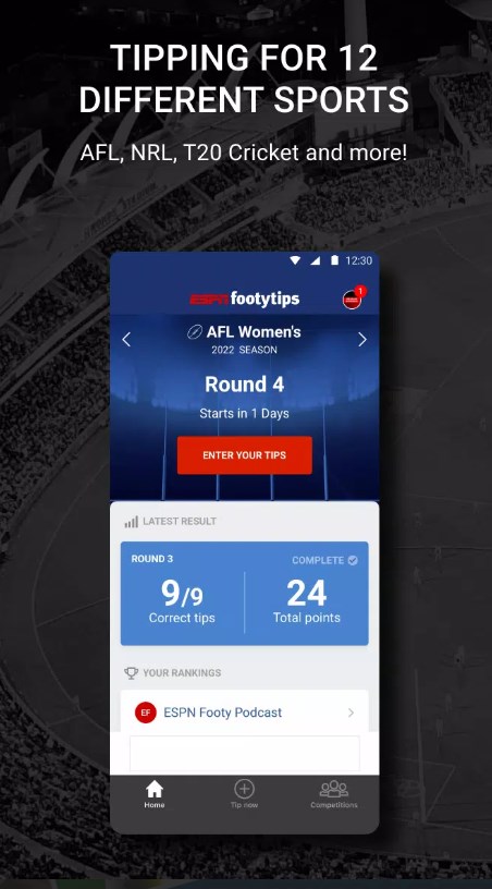 ESPNfootytips Apk Download for Android 4.0.59 list_