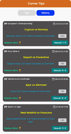 Bet Shot Predictions Apk Latest Version 1.1.8 list_