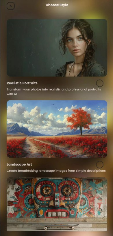 Aura AI Art Generator App for Android Download 1.0.5 list_