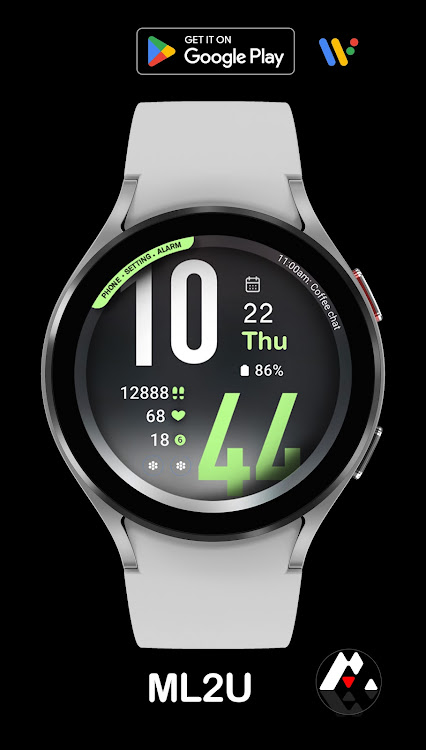 ML2U 93 Watch Face app download latest version v1.0.0 list_