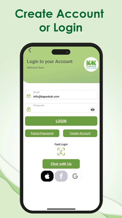 Kapook UK Money Transfer Apk Download for Android 5.1.28 list_1