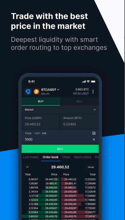 ATANI Trade Crypto & Altcoins App for Android Download 4.25.8 list_