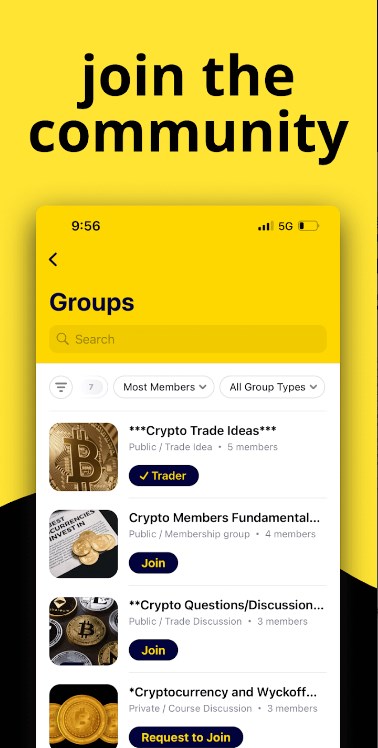 Learn Crypto wyckoff SMI Apk Latest Version 2.0 list_