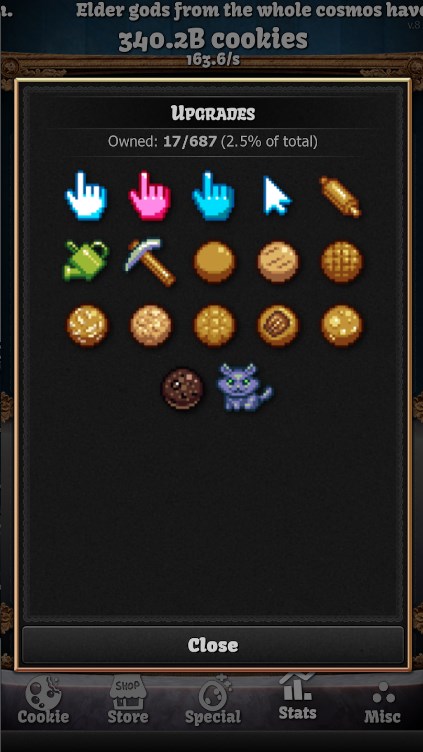 Cookie Clicker Ad Less Apk Latest Version 1.0.0 list_