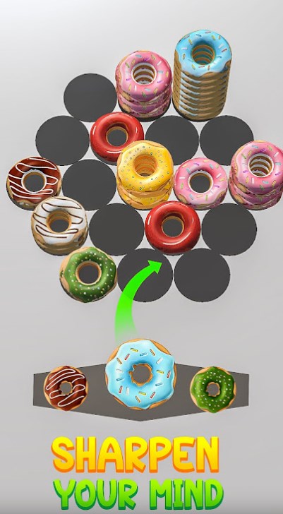 Hexa Donut Sort Shuffle Game Apk Download for Android 1 list_1