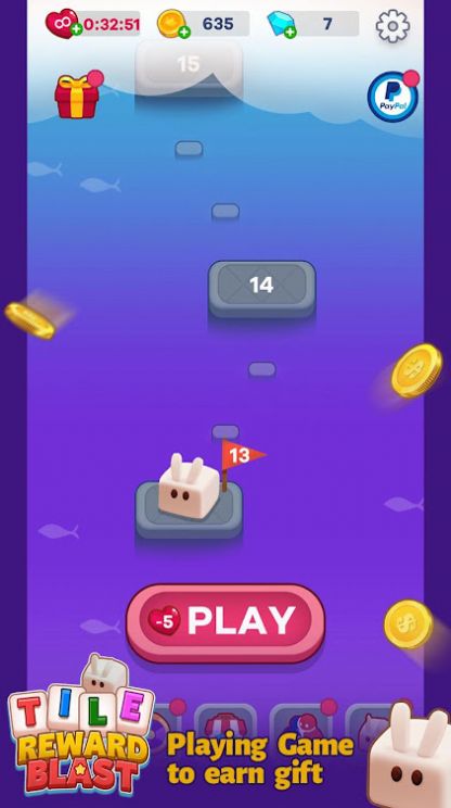 Tile Reward Blast mod apk Unlimited gold coins and diamonds 1.0.1 list_2