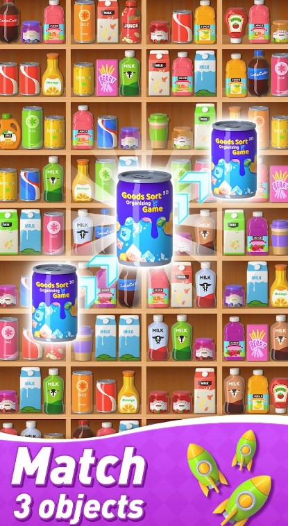 Goods Sort 3D Organizing Game Apk Download for Android v0.0.2 list_2