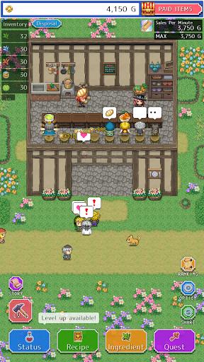 RPG Restaurant Idle Hack&Slash apk download latest version 2.1.2 list_