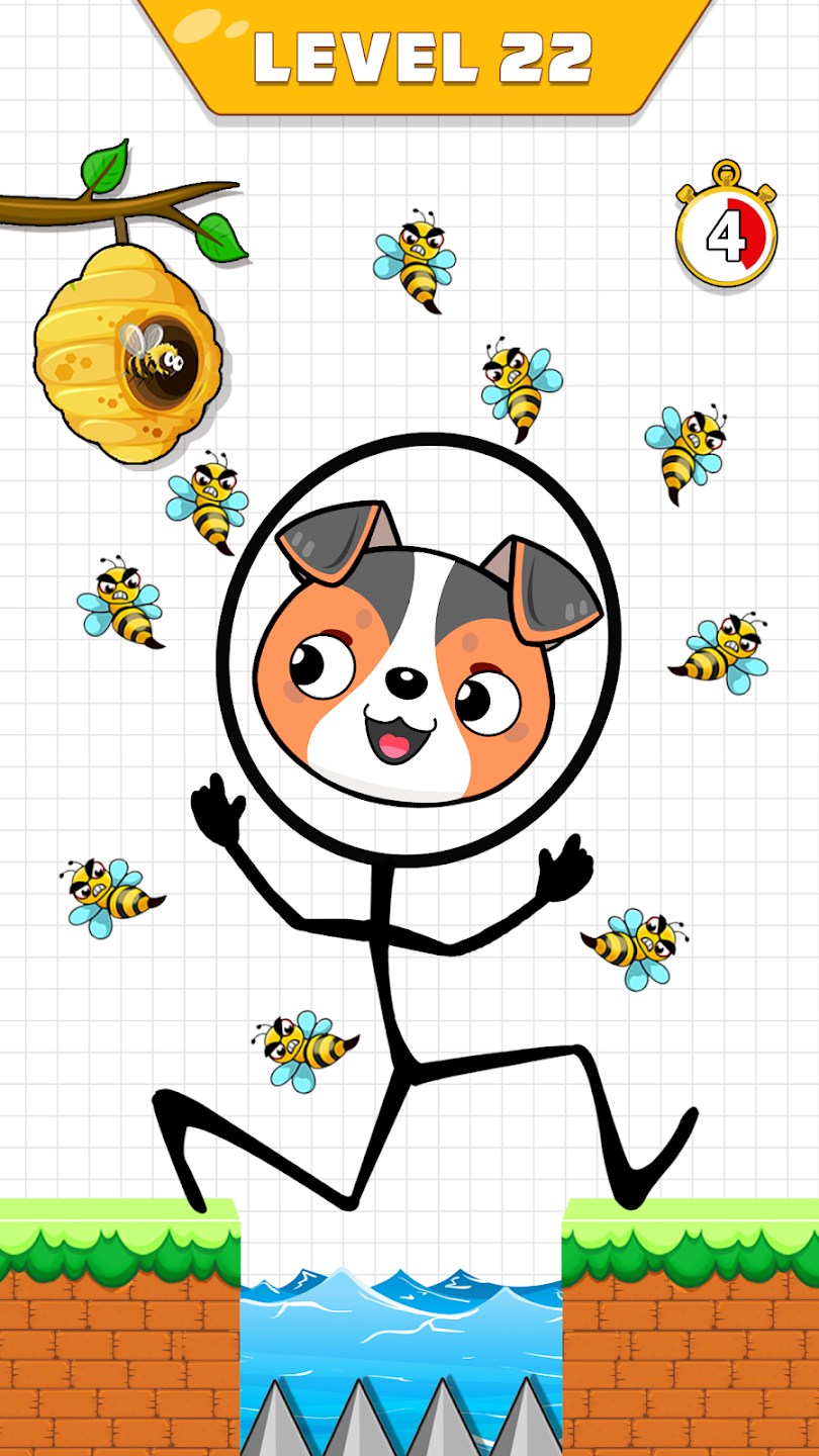 Save The Dog Dog vs Bee Game Apk Download for Android 1.0 list_