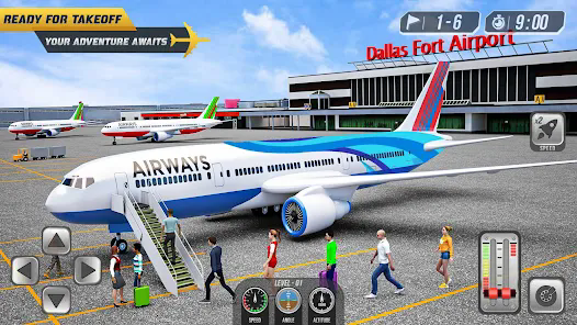 Airplane Real Flight Simulator Unlimited Coin Mod Apk 1.0 list_