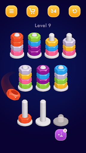 Nuts Color Sort Puzzle Games Apk Download for Android 1.3.8 list_