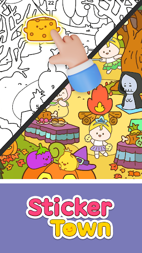 Sticker Town Puzzle Color Book apk download latest version 0.1.16 list_1