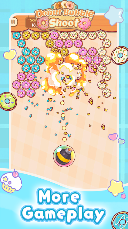 Donut Bubble Shoot mod apk latest version 1.0.1 list_3