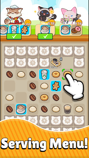 Merge Meow Cafe Coffee cat apk download latest version 1.0.9 list_1