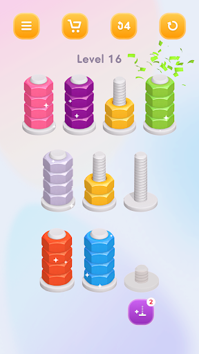 Nuts Color Sort Puzzle Games Apk Download for Android 1.3.8 list_