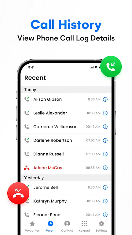 Contact Phone Dialer Calls app download latest version 8.1.4 list_