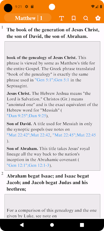 MacArthur Bible Commentary App latest version 1.0.5 list_