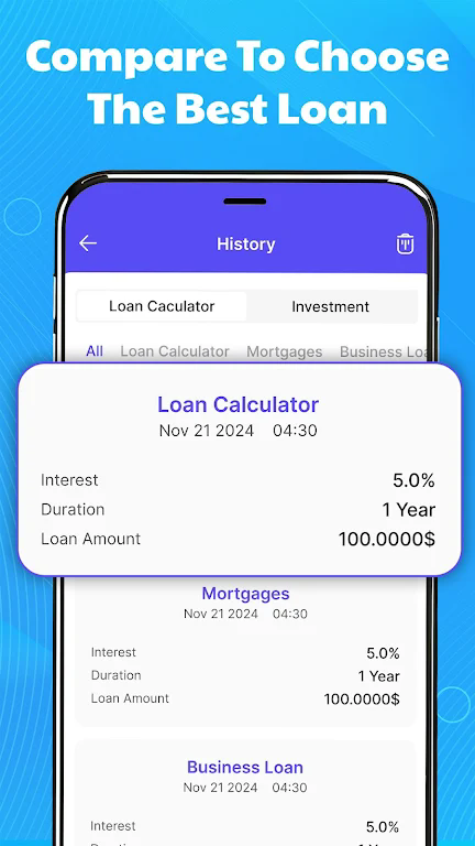 Loan Calculator Mortgage App Latest Version 1.1.4 list_