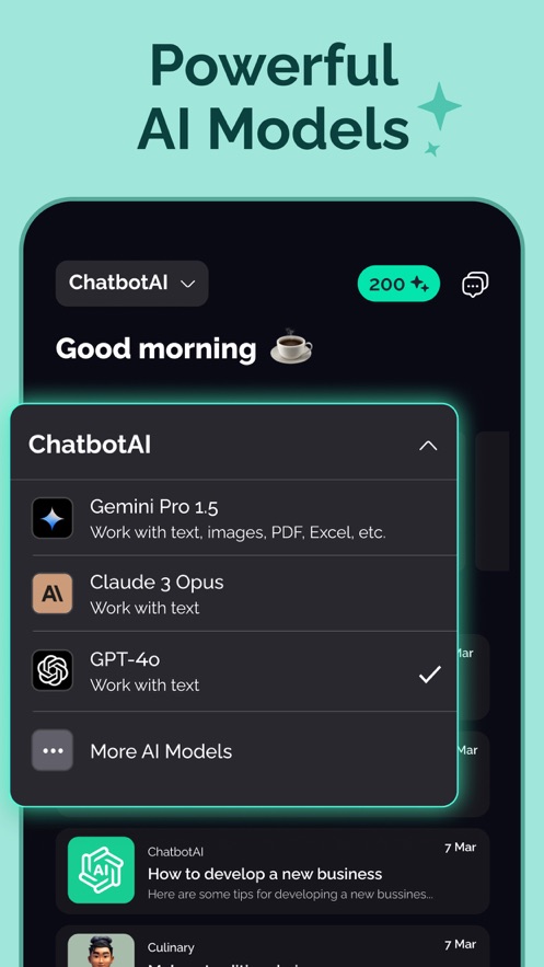 Chatbot AI MOD APK 7.1.31 Premium Unlocked 7.1.31 list_