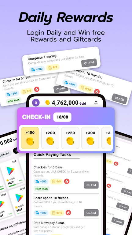 NewsPay Read And Earn mod apk Unlimited coins 1.2 list_