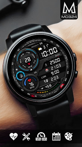 MD324 Hybrid watch face Apk Latest Version picture 1