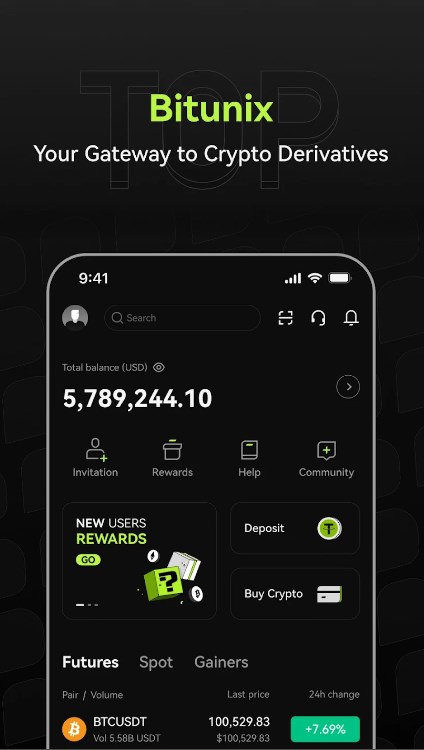 Bitunix Crypto & BTC Trading App for Android Download 2024.0812.9001 list_
