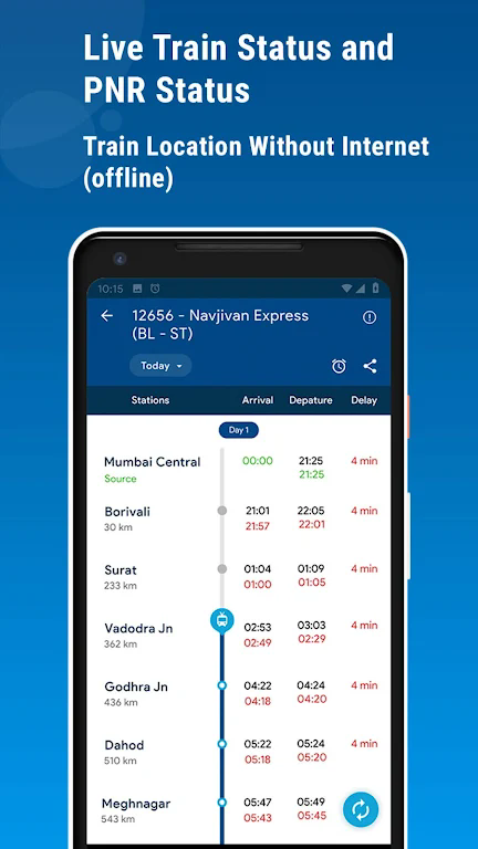 Live Train Status PNR Status mod apk Premium Unlocked Latest Version 1.0.2 list_1