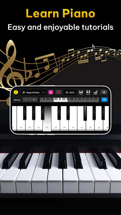 Piano Learn Real Keyboard mod apk premium unlocked 1.0 list_