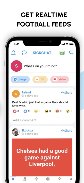 KickChat App for True Fans App for Android Download 1.0.0 list_