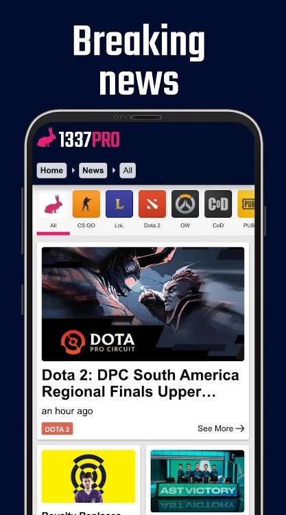 1337PRO eSports live scores Apk Latest Version 1.5.1 list_3