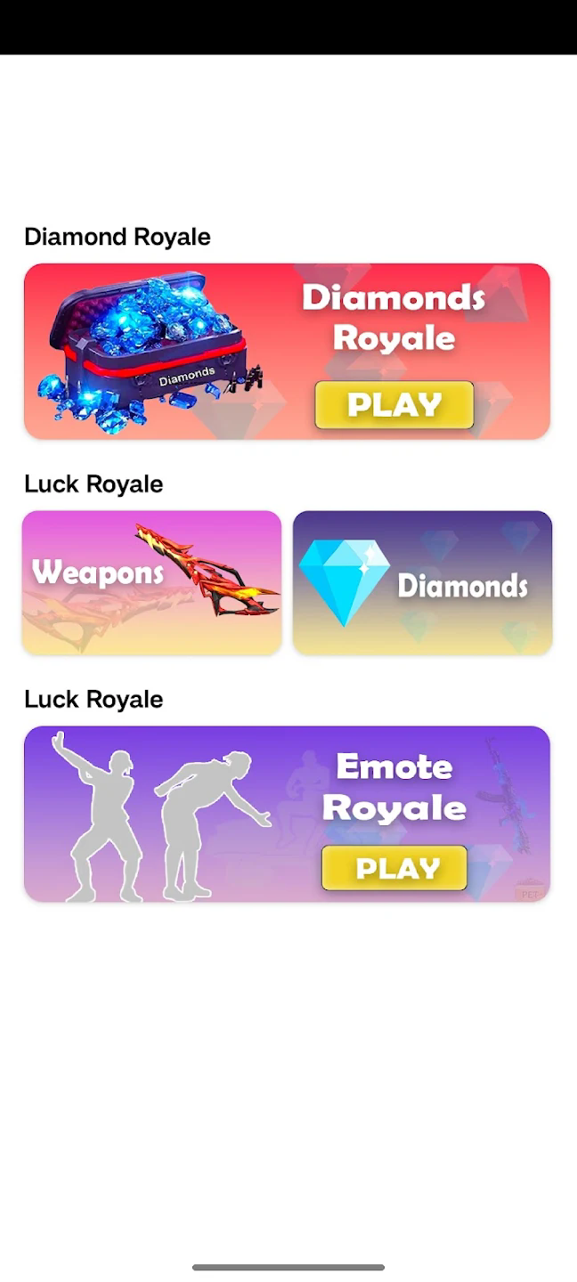 Daily Diamond Diamond Emote mod apk latest version 2.0 list_3