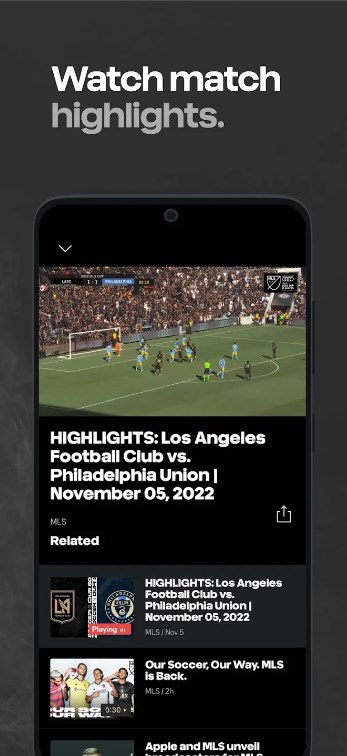 MLS Live Soccer Scores & News 6.9 list_1