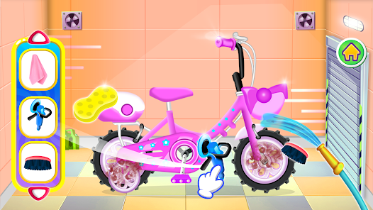 Girl Bicycle Repair Wash Salon Apk Download for Android 1.0 list_4