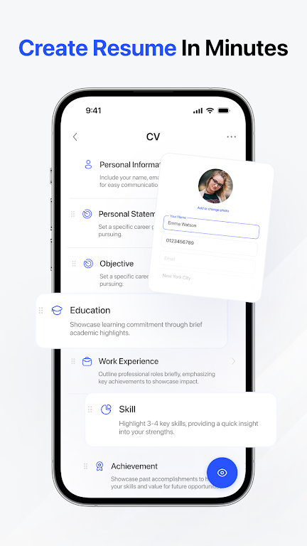 CV Maker and AI CV Builder mod apk premium unlocked 1.0.9 list_4