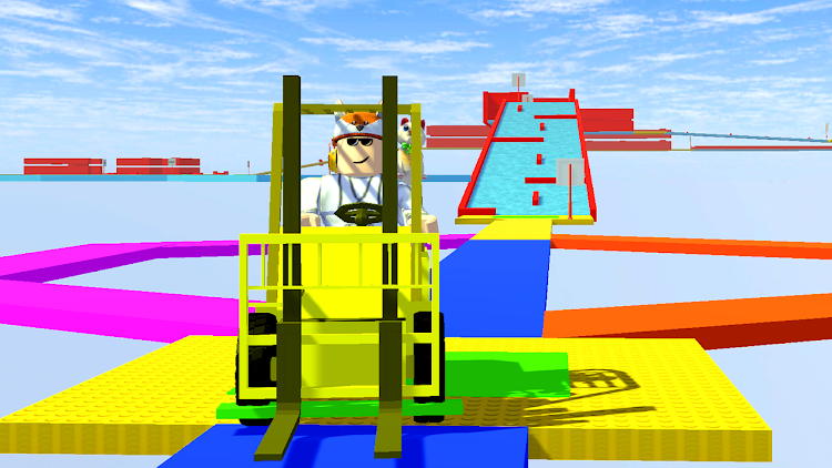 Obby Online Unreal Forklift apk download latest version picture 1