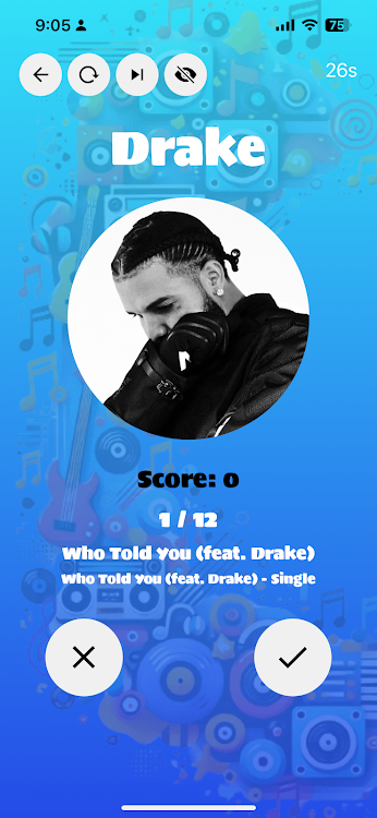 SongWhiz Guess the songs Apk for Android 1.0.9 list_