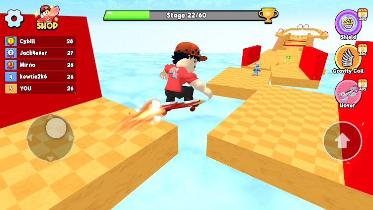 Obby Skateboard Easy Parkour apk latest version download 1.0.0 list_2