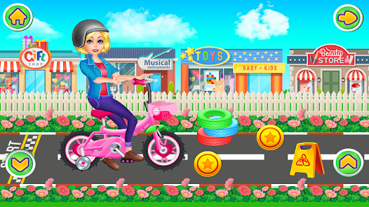 Girl Bicycle Repair Wash Salon Apk Download for Android 1.0 list_3