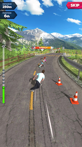 Downhill Race League Mod Apk Unlocked Everything 1.2.6 list_