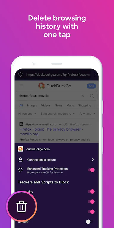 Firefox Focus No Fuss Browser APK download latest version  130.0 list_