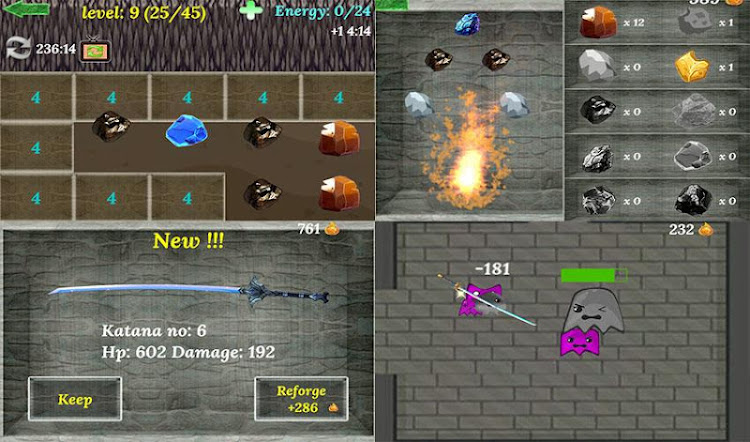 Cursed katana dungeon apk download latest version  1.8 list_