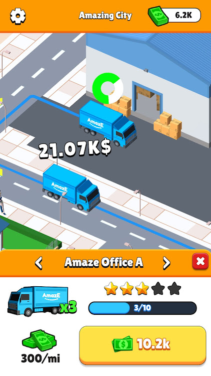 Delivery Tycoon Idle Game mod apk Unlimited Money  1.0.1 list_