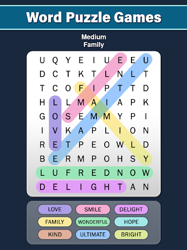 Word Search: Word Find list_