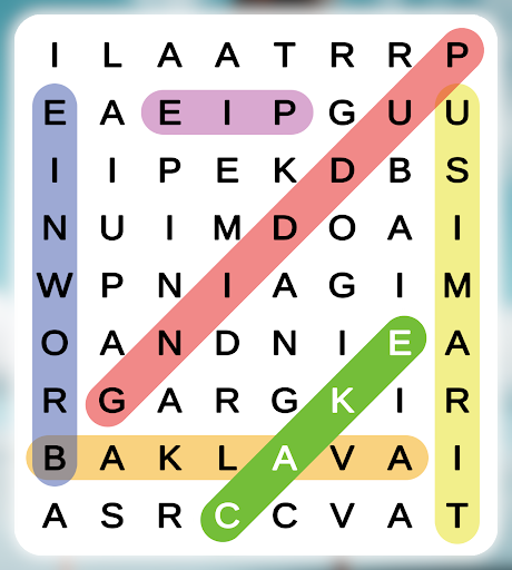 Word Search - Puzzle Game list_