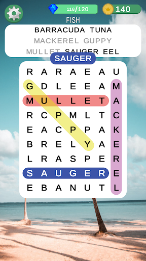 Word Search - Puzzle Game list_