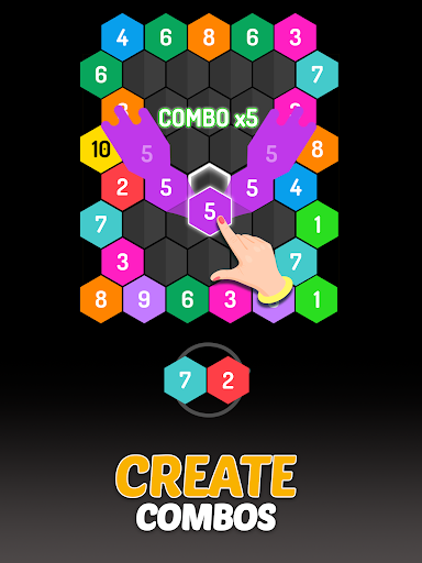 Merge Hexa - Number Puzzle list_10