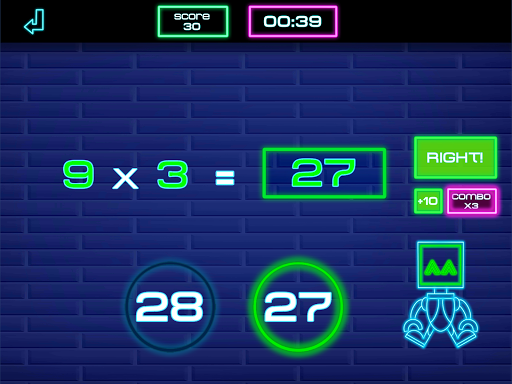 Times tables for kids & MATH-E list_8